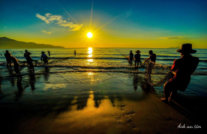 chụp ảnh bình minh