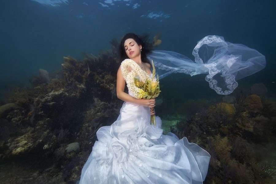 chụp ảnh cưới dưới nước