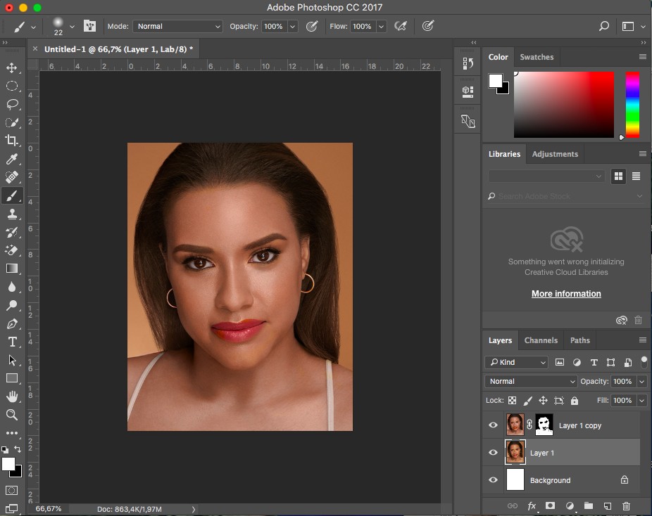 cách chỉnh màu da trong photoshop cs6