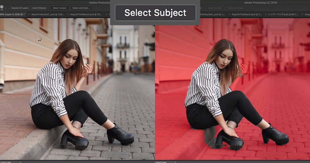 tách đối tượng trong Photoshop