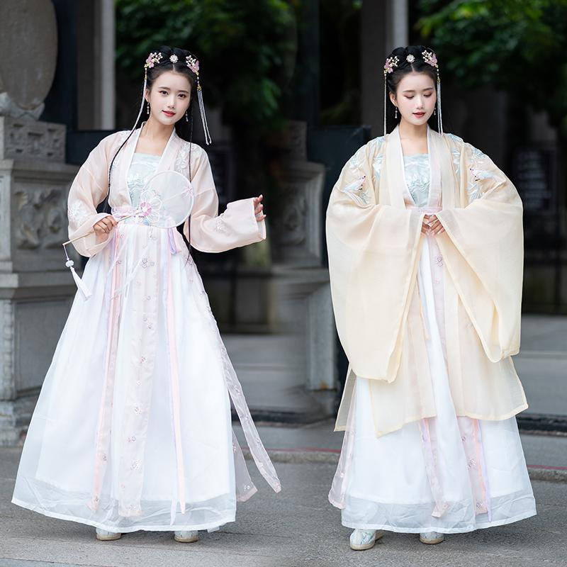 Giảm giá Hán phục bé gái phong cách trung quốc cổ trang trẻ em trang phục  thời đường bé lớn mùa thu mẫu mới 2021 siêu tiên váy nhu trang phục mùa
