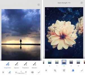 App chụp hình Snapseed chuyên về chỉnh sửa ảnh và màu ảnh