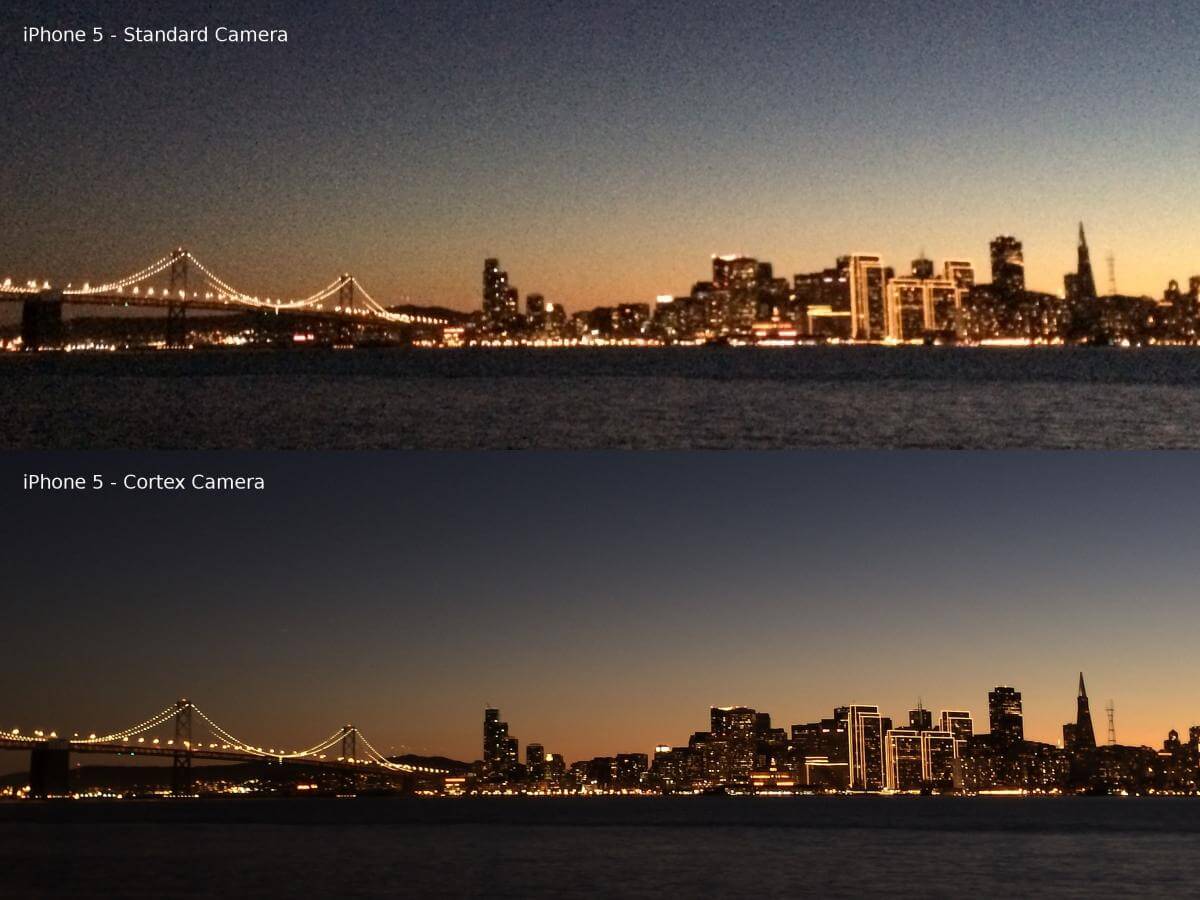 Cortex Camera cho phép người dùng tạo được những bức hình chụp trong điều kiện thiếu sáng