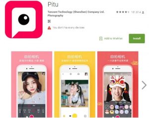 app Pitu ghép mặt
