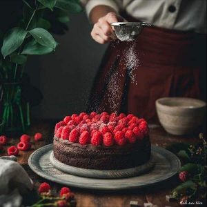 Chụp ảnh bánh ngọt